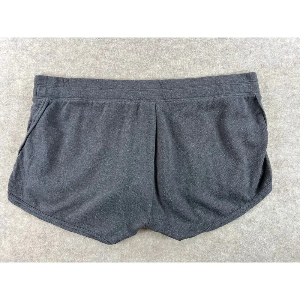 Motherhood Maternity French Terry Knit Shorts Bundle White Gray XL